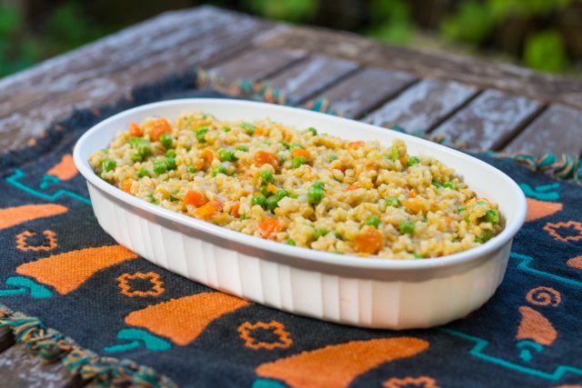 savory rice with vegetables